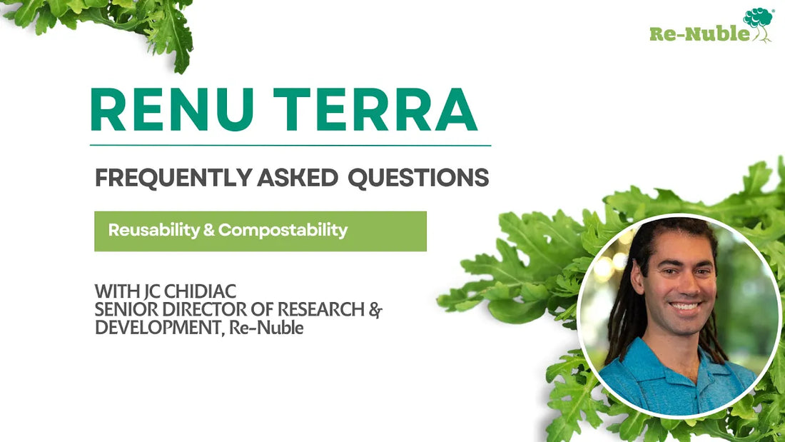 FAQ - ReNu Terra Microgreen Mats - ReNu Terra's Reusability & Compostability