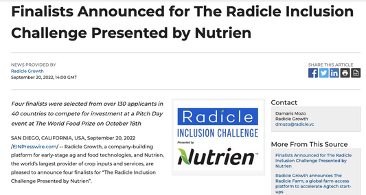 PRESS RELEASE: Re-Nuble Selected to Pitch To Largest Potash Producer In The World